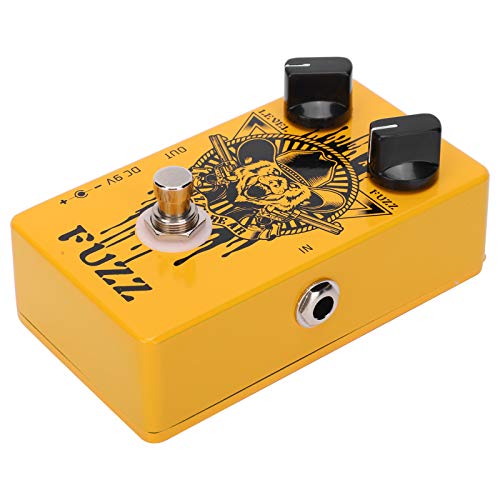 Chrees Guitar Fuzz Pedal, Compact Metal Shell Design