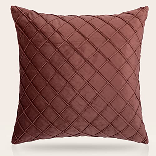 LUMCARDIO Zierkissenbezüge Gitter (rosa rot) Cover