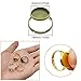 60Pcs Blank Rings with 12mm Adjustable Ring Bases,Metal Round Finger Ring Trays DIY Adjustable Ring Blanks Flat Round Ring Pad for Jewelry Findings(6 Colors)