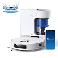 ECOVACS DEEBOT N20 Plus Robot - Aspirapolvere con Stazione, 8000 Pa, Pulizia Senza Sforzo per 45...