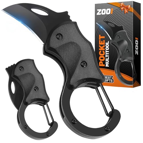 Gifts for Men Pocket Carabiner Gadgets, Anniversary Birthday Gift for Men Dad Husband Him Grandpa, Fathers Day Dad Gifts for EDC Gadgets Tool, Unique Mens Gifts for Dad Who Have Everything