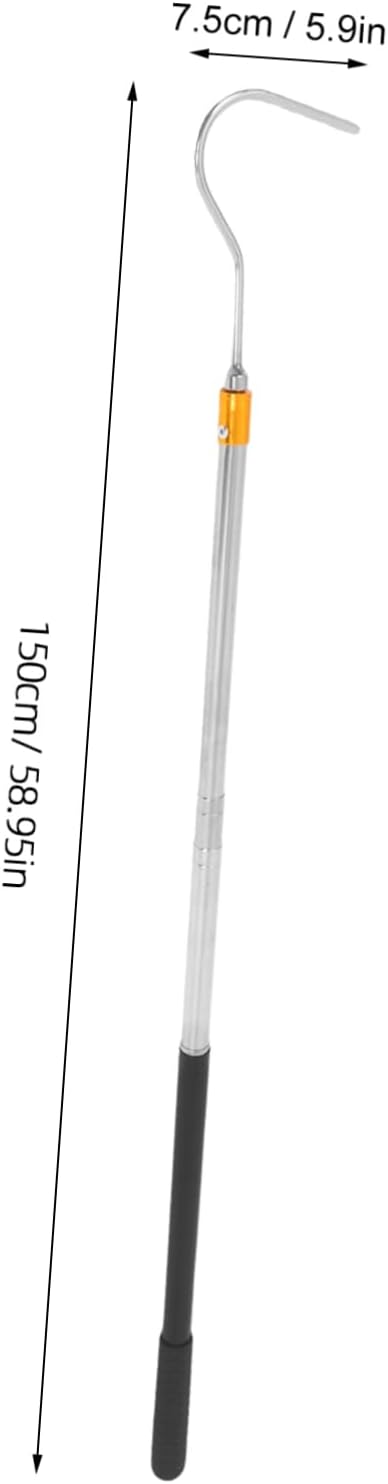 SUPVOX 1.5m Snake Grabber Tool Stroller Hook Easy to Use Snake Catching Pole for Safe