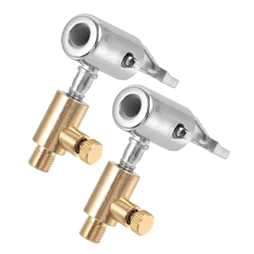 BELLIFFY Adaptador De Aire para Neumáticos De Coche 2 Pcs Cabezal De Inflador Rápido Conector De para Bomba De Aire De Coche Accesorios para Inflado De Ruedas y Bicicletas