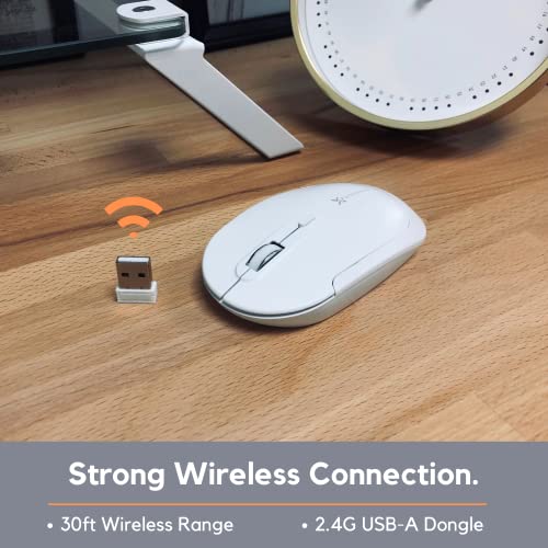 X9 Performance Wireless Mouse - Quiet Click with Adjustable DPI - Comfortable for Laptop, Desktop, Mac or PC