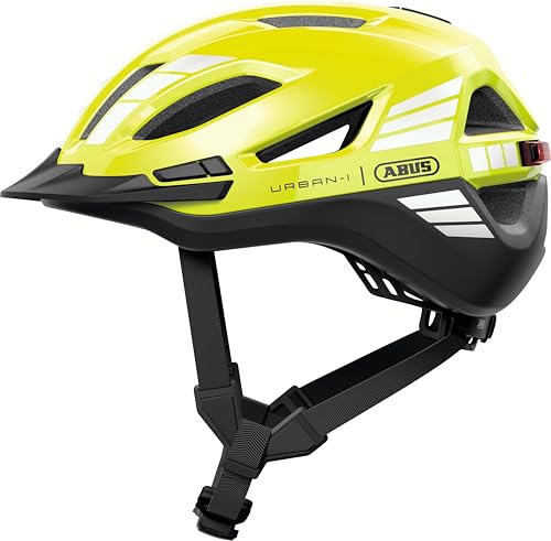 Casco de bicicleta urbana ABUS Urban-I 4.0 con luz trasera recargable de 4 modos