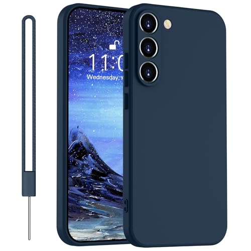 Yoawiful für Handyhülle Samsung S23 Hülle Premium Silikon Kameraschutz Samsung Galaxy S23 Hülle mit 1 Lanyard, stoßfest ...