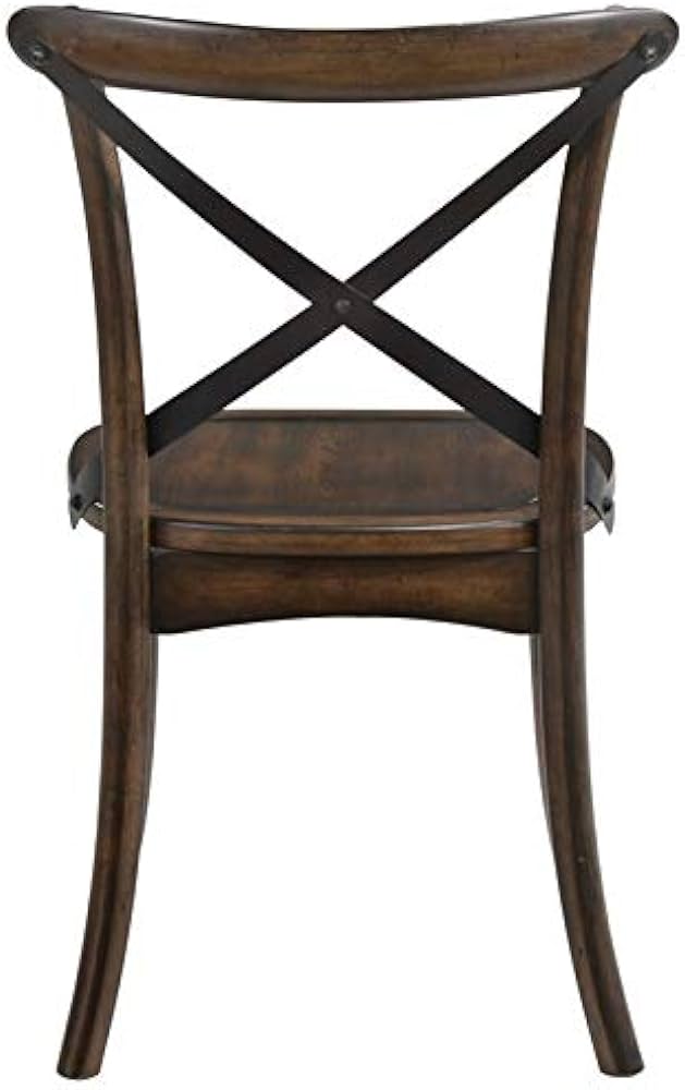 Amazon.com - Acme Kaelyn Wooden Side Chair in Dark Oak and Black