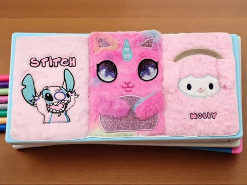 Carnets de notes en fourrure A5 lignés Eclet pour cahier de texte et journal intime