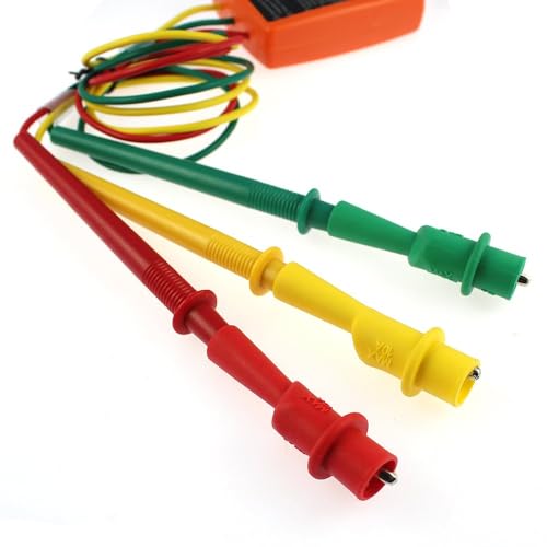SM852B 3 Phase Sequence Rotation Tester LED Indicator Detector Checker Meter by BESTDO - Used condition - Image 4