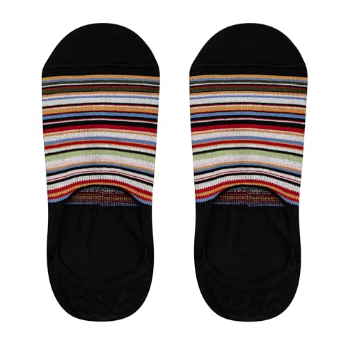 PS Paul Smith Men's Three Pack Short 'Signature Stripe' Socks, Multicolor, One Size4