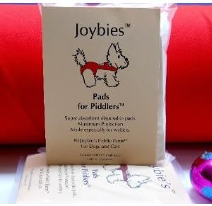 Joybies Pads for Piddlers (Fits All Joybies Piddle Pants and Piddle Skirts - for Cats and Dogs !)