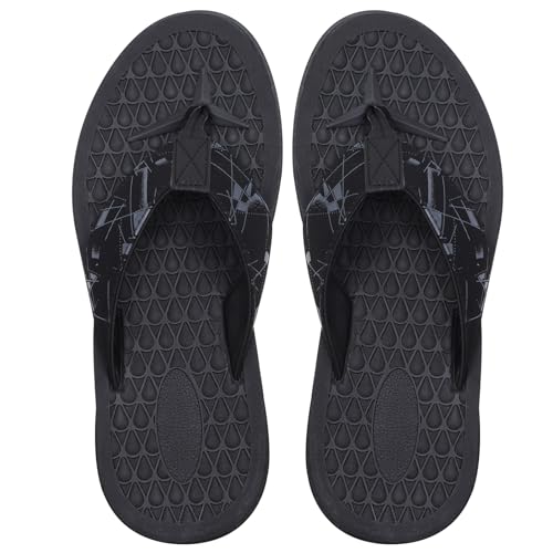 Image of MALIDA Mens Flip Flops Non-Slip Bathroom Shower Shoes Cushion foam Indoor and Outdoor Thong Sandals