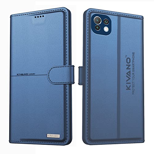 Image of KIVANO Xiaomi Redmi 11 Lite NE 5G / 11 Lite / 11 Lite 5G Flip Cover | Leather Finish | Inside Pockets & Inbuilt Stand | Shockproof Wallet Style Magnetic Closure Back Cover Case