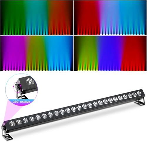 Barre lumineuse LED autonome de 80W pour éclairer sans fil de longs murs - 6