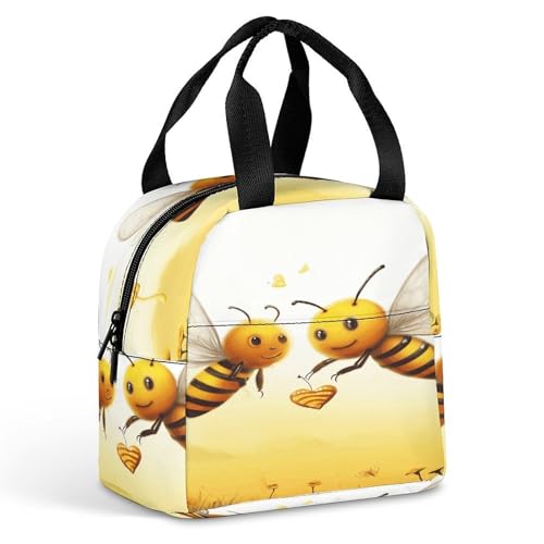 Bee Love Honey �����`�o�b�O ��^ �A���~�z�C���f�M�����`�{�b�N�X �|�[�^�u���f�M�~�[���o�b�O �R��h�~ �ٓ��o�b�O �ė��p�\�ȃ����`�g�[�g�o�b�O �I�t�B�X �s�N�j�b�N �����`�{�b�N�X�p