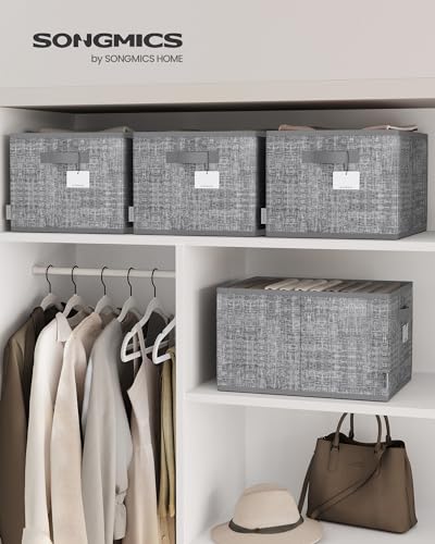Songmics Storage Baskets, Set Of 3 Fabric Storage Bins thumb #1