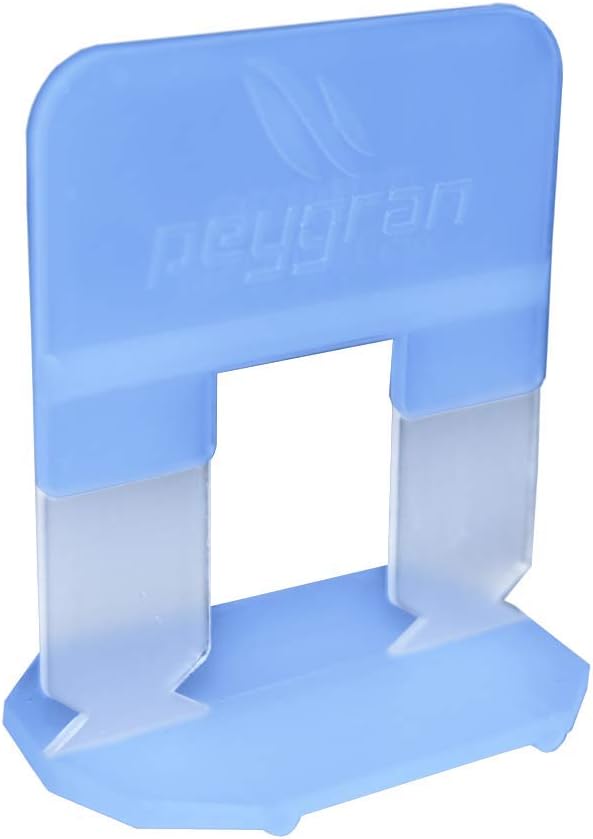 1/51" (0.5mm) Peygran Tile Leveling System - 300 Clips. Lippage free tile and stone installation for PRO and DIY. The most precise and reliable product on the market.