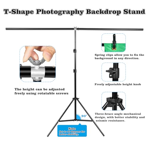 Green Screen Backdrop Kit with Stand - Save 35% Now $29.99 - Image 3