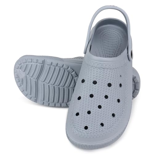 Image of Hygear Men's Feather EVA Clogs | Lightweight | Breathable | Waterproof | Anti-Skid | Comfortable Slip-On Clogs for Men