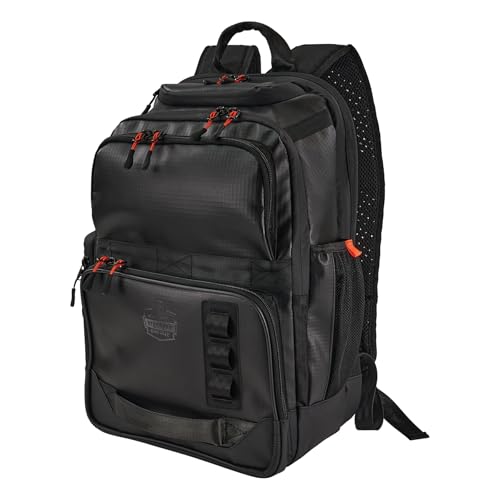 Ergodyne Mobile Office Backpack, Black, 14in L, 8in W, 17.5in H