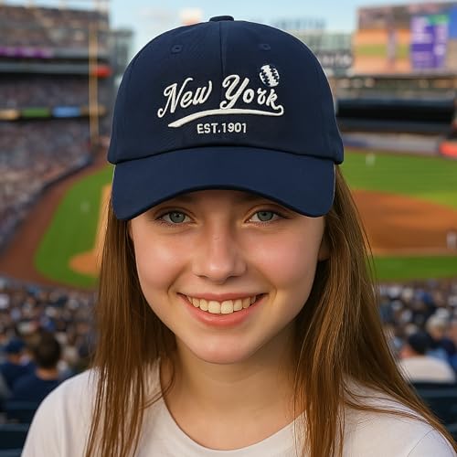 Image of Cap Hat Classic Vintage Embroidered Hat Cap for Men Women Teenager Cap Adjustable