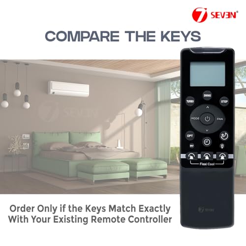 Image of 7SEVEN Compatible for Carrier Ac Remote Original RG56CMI-B0 Model with Flexi Cool Suitable for Split and Window Air Conditioner of 1 1.5 2 Ton Remote Control
