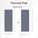 AR 12W-Thermal Pad 20x67x1mm. Excellent Heat Conduction, Ideal Gap Filler. Easy Installation (Pack of 2) gallery image