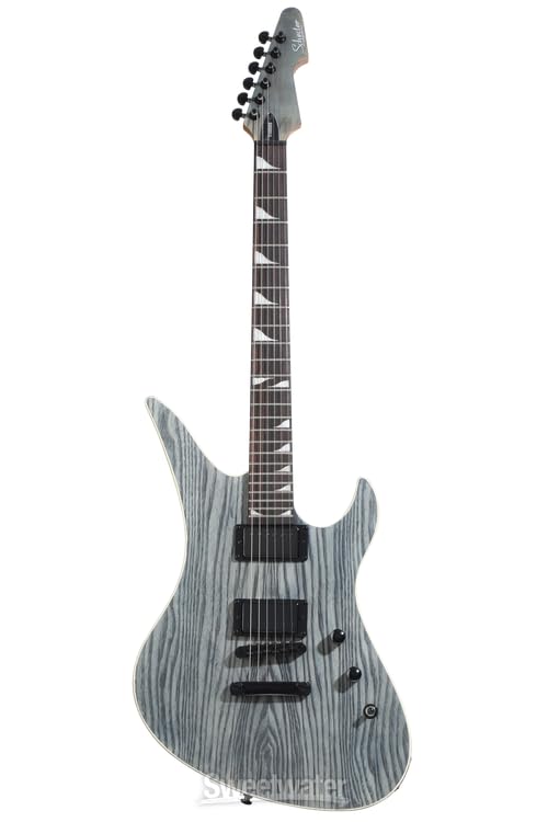 Amazon.com: Schecter Avenger Standard Electric Guitar - Charcoal