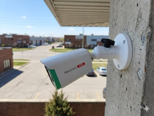Image of 4 Array 5MP Full Color Outdoor Bullet CCTV Security Camera with AI Detection, Dual Light, Night Vision, Weatherproof Housing & Adjustable Mount |Starlight | Metal Body