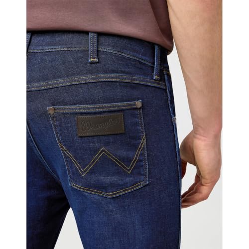 WRANGLER - Jeans Herren - Regular Straight Fit - Greensboro - Rustic Navy – Ansicht 3