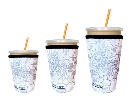 Image of 3-Pack Iced Coffee Sleeve SET OF 3 - Camo White