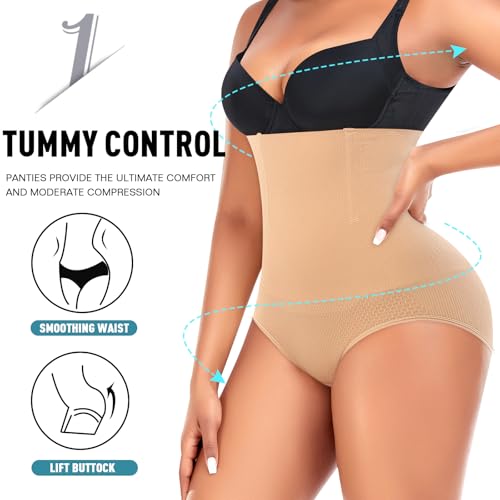 Image of Werena Tummy Control Shapewear Panties for Women High Waist Cincher Shaping Underwear