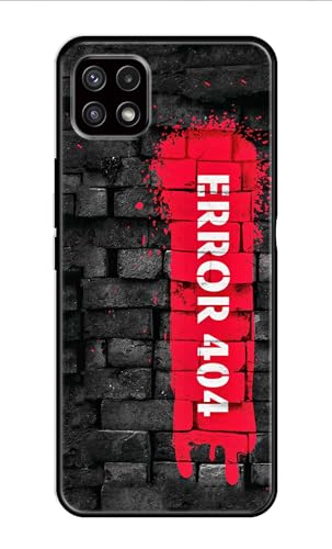 Image of Metal TPU Printed Back Cover for Samsung Galaxy F42 5G (Error 404) 360 Degree Protection | Camera Protection -25092024(AR)