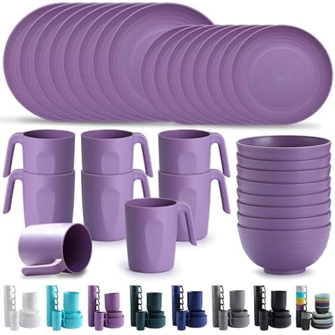 Kyraton 32-Piece Unbreakable Dinnerware Set Cover
