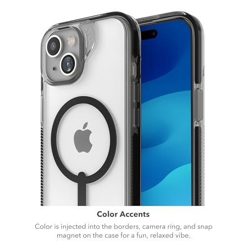 Image of ZAGG Santa Cruz Snap iPhone 15 Pro Case - MagSafe Phone Case, Drop Protection (13ft /4m), Durable Graphene, Anti-Yellowing, and Scratch-Resistant Phone Case, Green