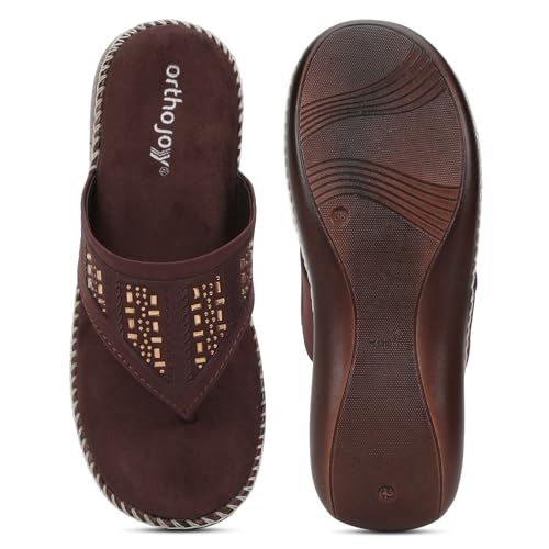Image of ORTHO JOY doctor Footwear for women|| Fancy Footwear For Women || Orthopedic Women's Fancy Slipper /Sandal For Women