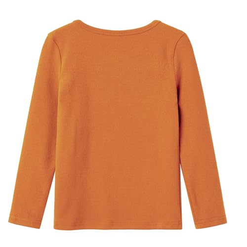 Image of Niyage Toddler Soft Thick Crewneck Tee Tops Girls Comfort Basic Long Sleeve T-Shirt