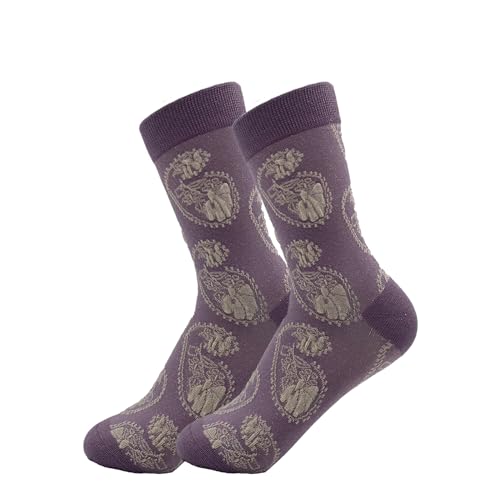 Image of 5 Pairs Floral Socks Women Trendy Flower Socks Embroidered Vintage,Girls Cute Sweet Nordic Textured Cotton Socks