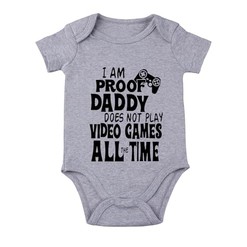 Image of Hi Daddy Bodysuit for Baby Hello Daddy Pregnancy Announcement for Husband I Love Daddys Baby Romper