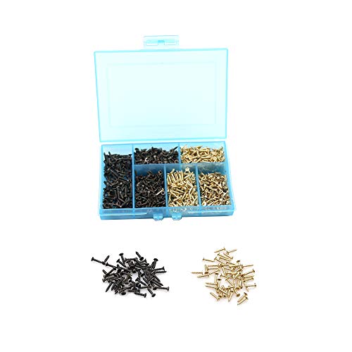 Baumarkt, Eisenwaren,Nagel, Schrauben Befestigungen, Schrauben, Kreuzschlitzschrauben (Gold und Schwarz 1200PCS) - Image 6