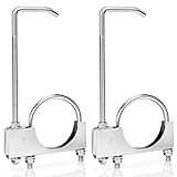 2er-Pack Universal-Auspuffschelle mit Aufhänger, 3-Zoll-Auspuffsystem-Aufhänger passend für 6,35-7,62cm Auspuffrohre, verstellbares Auspuffrohr-Aufhängewerkzeug für die meisten PKWs und LKWs