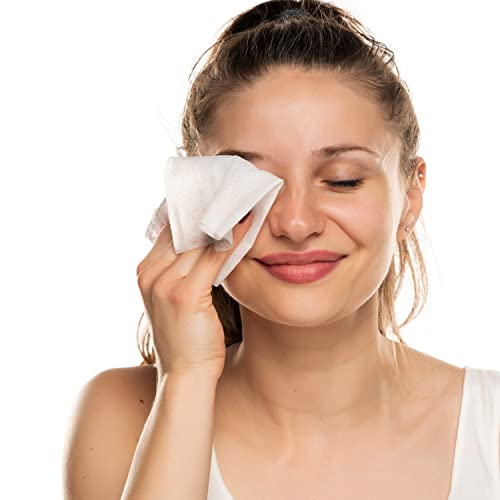 Lenços para pálpebras Peepers Plus Advanced da Natural Essentials, lenços para cílios e olhos para u