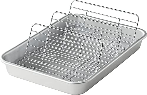 Taniguchi Metal Deep Tempura Bat with Standing Net, M, Made in Japan, M Size