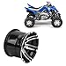 10 Inch ATV Wheel Rim Universal High Strength ATV Aluminum Alloy Rim for Most Four Wheel ATVs Karts Cart Off Road Vehicles Quad Bikes (Rear Wheel)