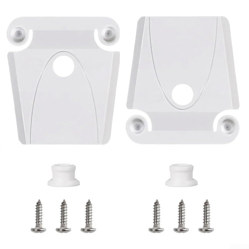 Cooler Replacement Latch Kit for Igloo 50-165 Qt Heavy-Duty Plastic Secure Closure Stable Seal Outdoor Accessory White Includes Screws Easy Installation 2 or 4 Pack(2PCS)