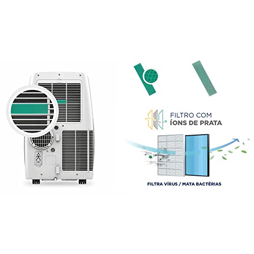 Ar-condicionado Portátil Rheem 11000btus Frio 220v