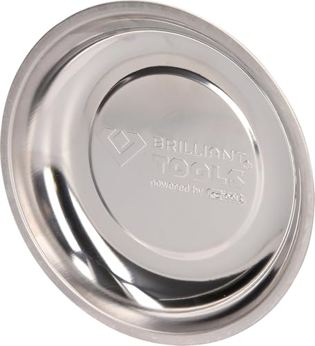 BRILLIANT TOOLS BT691160 Plateau magnétique en inox , Ø 150 mm [Powered by KS TOOLS]