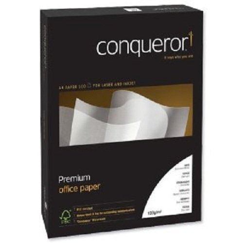 CONQUEROR LAID HIGH WHT A4 100GSM PK500