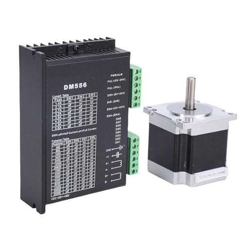 Marhynchus Nema23 Stepper Motor Driver Kit, High Torque Alloy Steel, Digital 2 Phase Hybrid Motor Driver for CNC Automat
