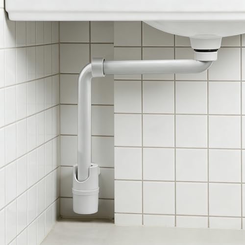 Siphon plat lavabo 1 1/4 réglable 360 anti-odeurs haute performance - 7